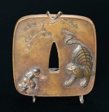 EXQUISITE EARLY JAPANESE TSUBA.