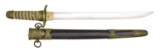 WWII JAPANESE NAVAL ADMIRALâ€™S DAGGER.