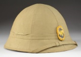 WWII JAPANESE NAVAL PITH HELMET.
