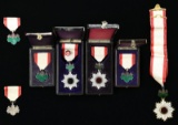 7 JAPANESE ORDERS OF THE RISING SUN.