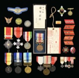 WWI & WWII JAPANESE MEDALS, BADGES & RELATED