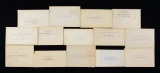 SET OF 14 US WORLD WAR I OPERATION MAPS.