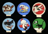 6 HAND PAINTED WWII AIR CORPS PATCH DESIGNS BY THE