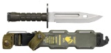 1991 MARINE TRIALS BUCK M9 BAYONET & SCABBARD