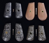 4 PAIRS OF MAUSER C96 PISTOL GRIPS.