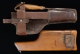 MAUSER C96 BOLO SHOULDER STOCK WITH HARNESS.