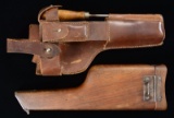 MAUSER C96 SHOULDER STOCK WITH HARNESS.
