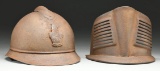 WWI ADRIAN HELMET WITH EXPERIMENTAL POLACK