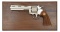 NICKEL PLATED COLT PYTHON DOUBLE ACTION REVOLVER