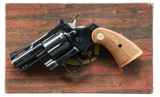 DESIRABLE COLT PYTHON DOUBLE ACTION REVOLVER WITH