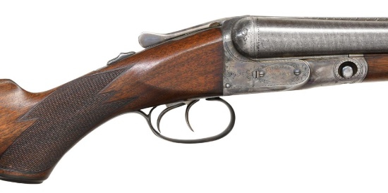 FINE CONDITION PARKER GH SHOTGUN WITH DAMASCUS