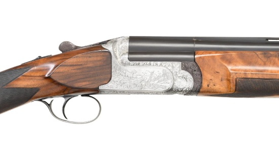 PERAZZI MX-8 WITH SEMI RELIEF GAME SCENE ENGRAVING