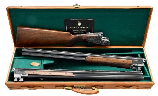 AYA AUGUSTA DELUXE O/U SIDELOCK EJECTOR SINGLE