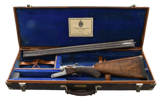 A. FRANCOTTE LIGHTWEIGHT BOXLOCK GAME GUN WITH