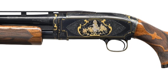 GINO CARGNEL NATIVE AMERICAN ENGRAVED WINCHESTER