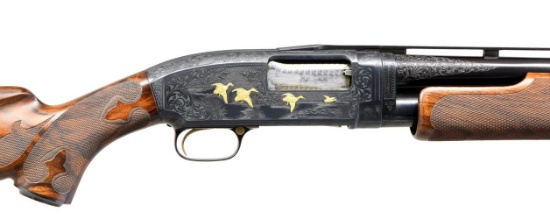 ARNOLD GRIEBEL GOLD ENGRAVED WINCHESTER MODEL 12