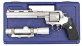 SCOPED COLT ANACONDA DA REVOLVER.