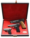 BROWNING GOLD LINE SEMI-AUTO PISTOL SET; HI-POWER,