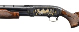 GINO CARGNEL COWBOY ENGRAVED WINCHESTER MODEL 12