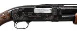 WINCHESTER MODEL 12 CUSTOM ENGRAVED PUMP SHOTGUN.