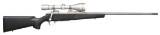 STAINLESS BROWNING A-BOLT BOLT ACTION RIFLE.