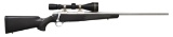 STAINLESS BROWNING A-BOLT BOLT ACTION RIFLE.