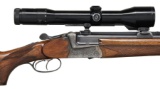 WELL DESIGNED L. BOROVNIK O/U SHOTGUN/RIFLE WITH