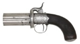 PERCUSSION PEPPERBOX BY C&H EGG OF LONDON.