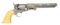 IDENTIFIED COLT 1851 4TH MODEL REVOLVER.