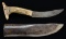 INTERESTING & UNIQUE HUNTING & SKINNING KNIFE.