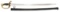 US M1850 TYPE FOOT OFFICER’S SWORD.