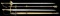 2 US STAFF OFFICERS SWORDS.