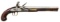 ELEGANT PAIR OF AMERICAN STOCKED WAR OF 1812 ERA