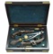 EXEMPLARY CASED PAIR OF EVANS PHILADELPHIA