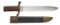 FINE 1863 DATED DAHLGREN BOWIE BAYONET & SHEATH