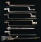 8 EARLY US BAYONETS.