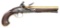 GOOD QUALITY PR. OF BRASS BARRELED BRASS MOUNTED