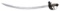 FASCINATING BRITISH MORTUARY HILT SABER.