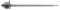 18th CENTURY SCOTTISH BROADSWORD.