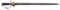 18th CENTURY FRENCH HUNTING SWORD OR CUTTOE.