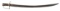 18th CENTURY SILVER HILTED HORSEMAN’S SABER.