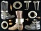 FOUR RARE OREGON BOOT SHACKLE RESTRAINTS.