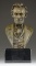 ATTRACTIVE GILDED BRONZE BUST OF PRESIDENT