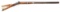 J KUNZ HALF-STOCK PENNSYLVANIA PERCUSSION RIFLE.