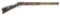 J. BISHOP AMERICAN PERCUSSION HALF STOCK RIFLE.