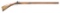 UNMARKED CONTEMPORARY FULL STOCK FLINTLOCK RIFLE.