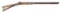 TRYON 1/2 STOCK PERCUSSION RIFLE ATTRIBUTED TO