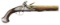 GOOD QUALITY BRITISH SILVER MOUNTED BRASS BARREL