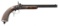 PERCUSSION TARGET PISTOL BY GASTINE RENETTE.
