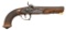 PERCUSSION GREATCOAT PISTOL BY HOLTZ.